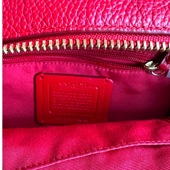 COACH RED PENNIE MINI BACKPACK - Picture 2 of 7
